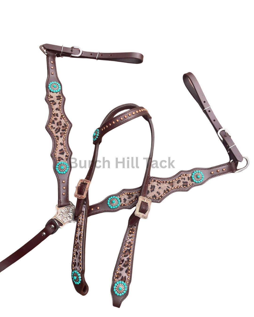 cheetah Western Barrel Racing Tack Set