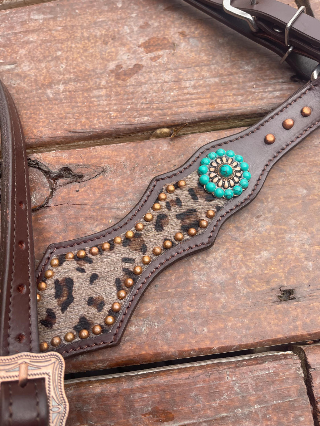 cheetah Western Barrel Racing Tack Set
