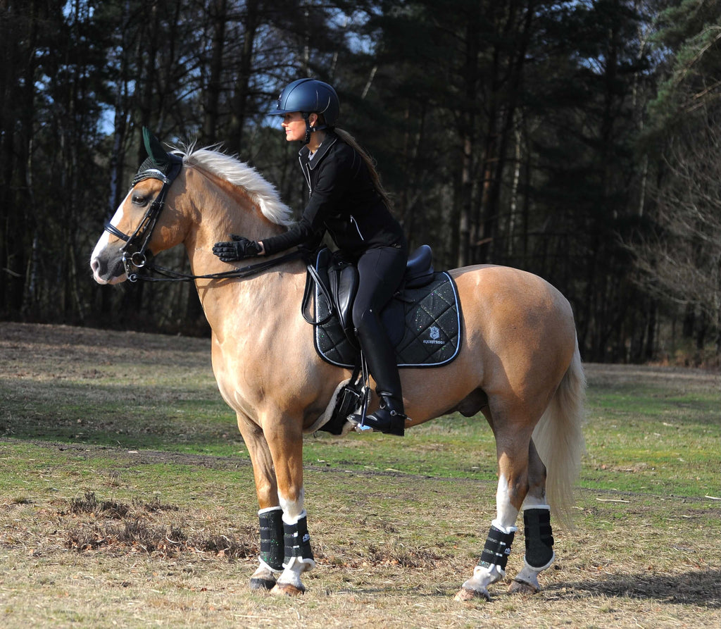Jade Green Saddle Pad Set
