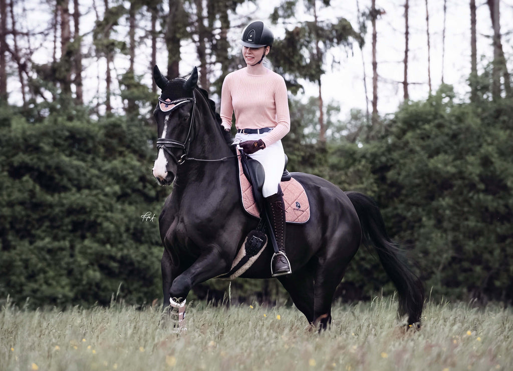 Rose Quartz Saddle Pad Set