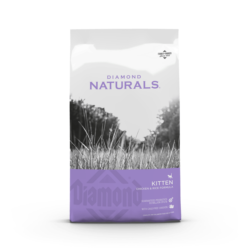 Diamond Naturals Kitten Chicken and Rice Dry Dog Food (6lb)