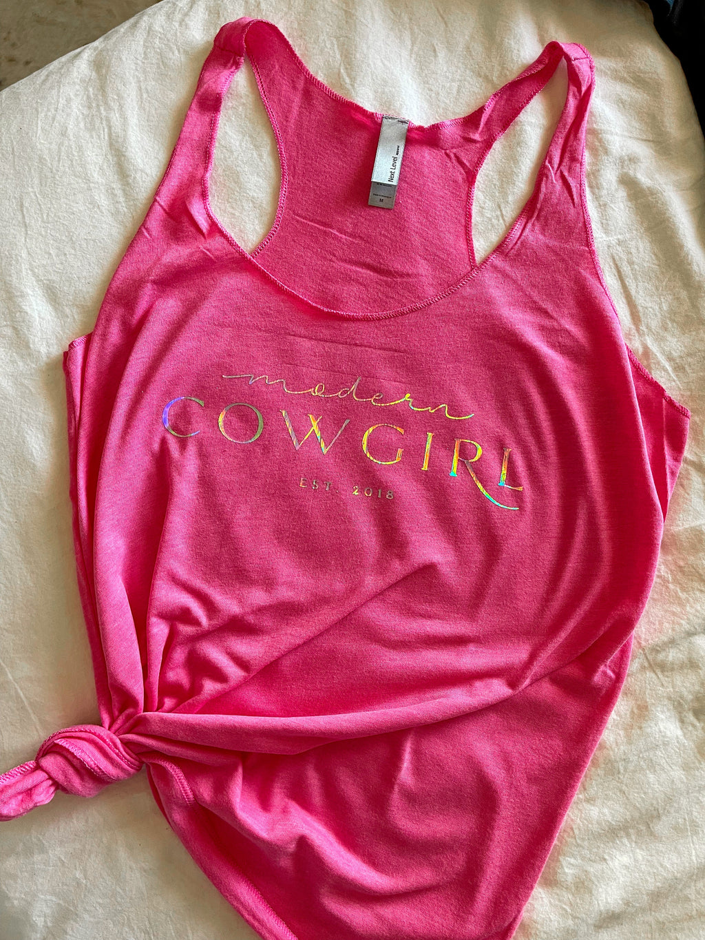 Custom Modern Cowgirl Razorback Tank