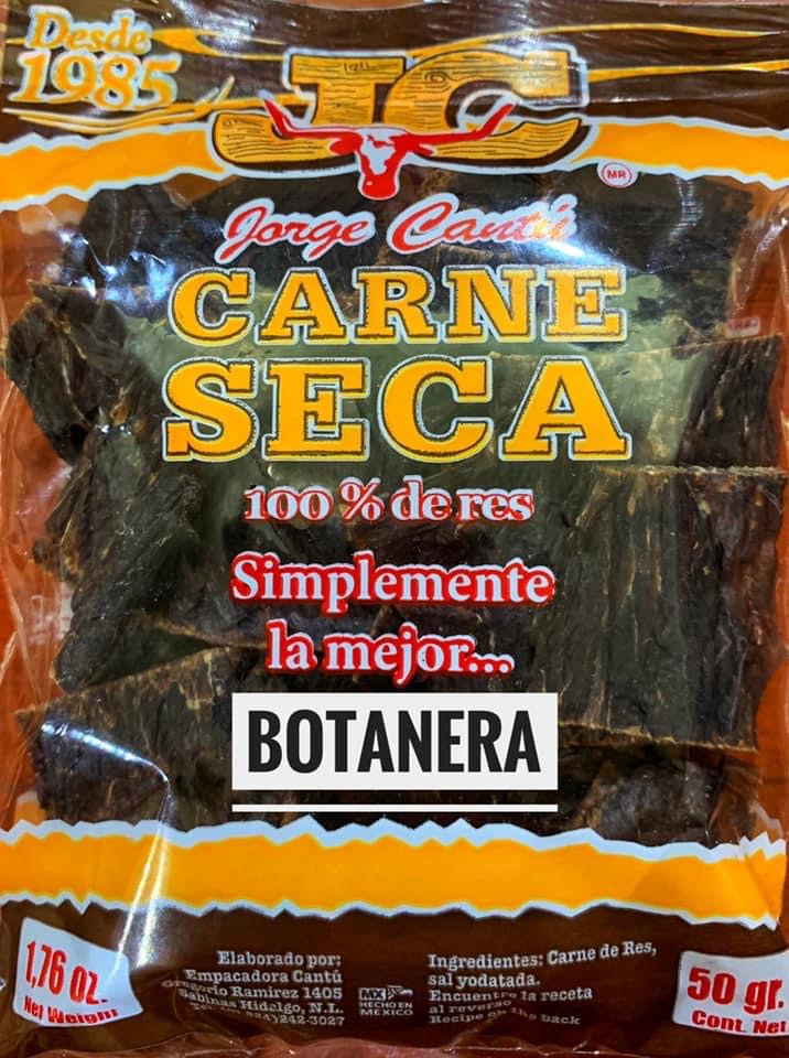 Carne Seca 250gr - Botanera enchilada
