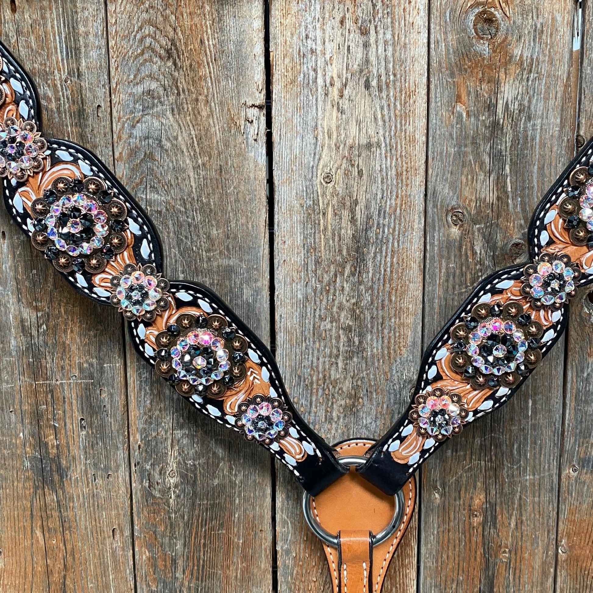 Browband/One Ear & Breastcollar Set #BBBC413