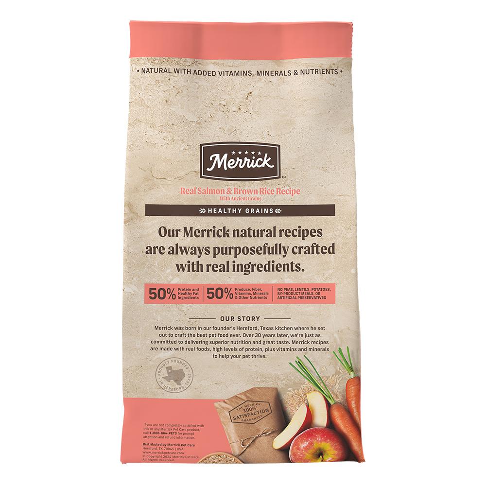 Merrick Classic Healthy Grains Salmon and Brown Rice Dry Dog Food