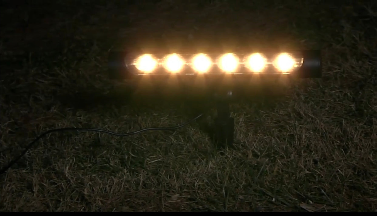 SmartYard Solar Light Bar Set of 2 65 Lumen With Remote Panel