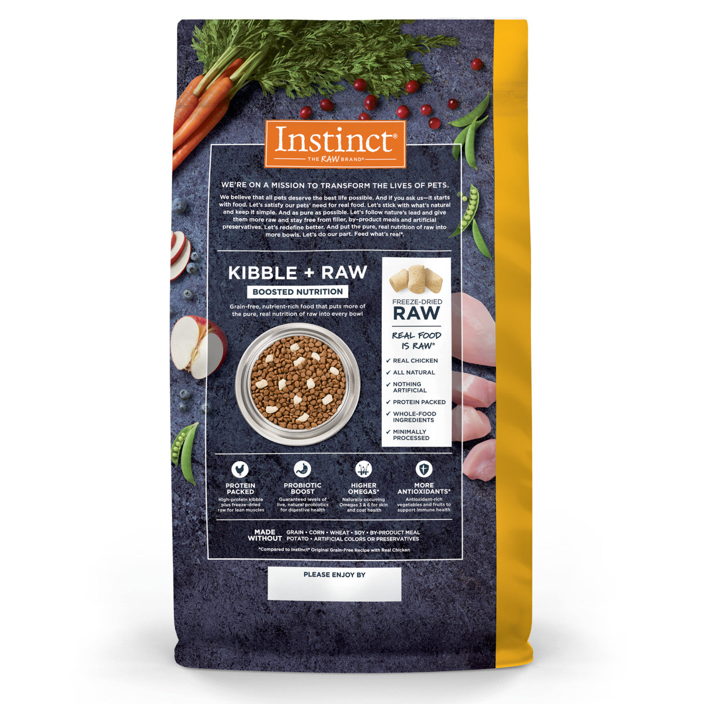 Instinct Raw Boost All Life Stages Grain Free Chicken Dry Cat Food (5lb)