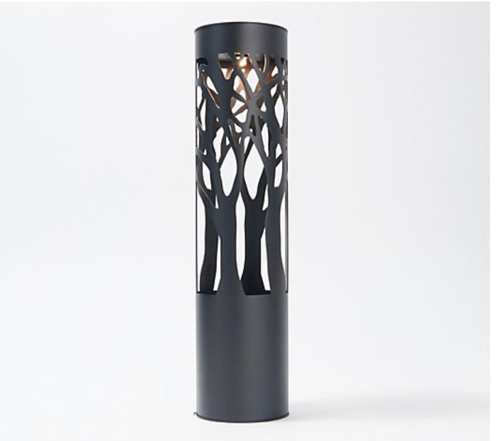 SmartYard 10-Lumen Solar Bollard Light with Tree Design LED 2-Pack