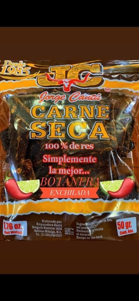 Carne Seca 50gr - Botanera Enchilada