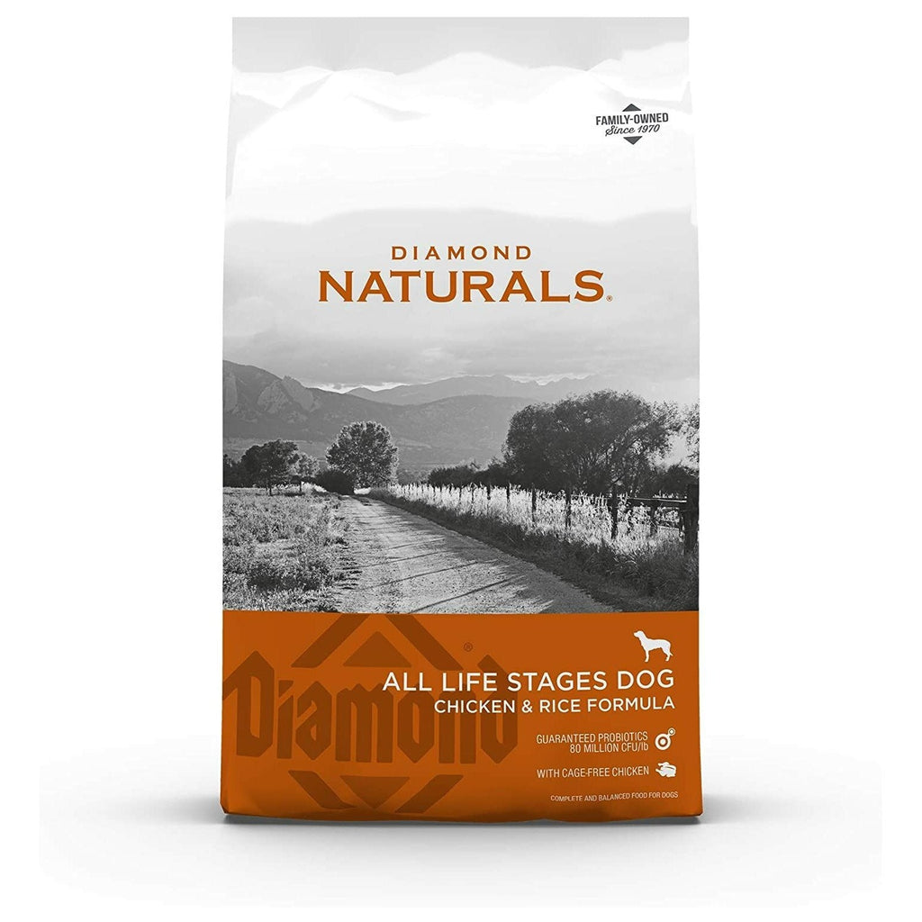Diamond Naturals All Life Stages Chicken & Rice Dry Dog Food (40lb)