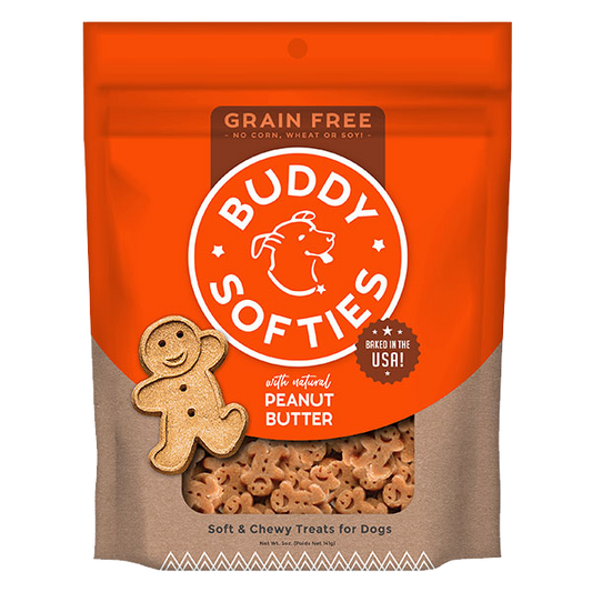 Buddy Softies Grain Free Peanut Butter Dog Treats (5oz)