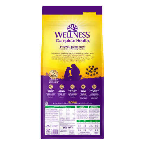 Wellness Complete Health Adult Lamb and Barely Dog Food