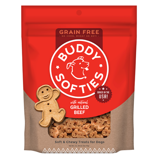 Buddy Softies Grain Free Beef Dog Treats (5oz)