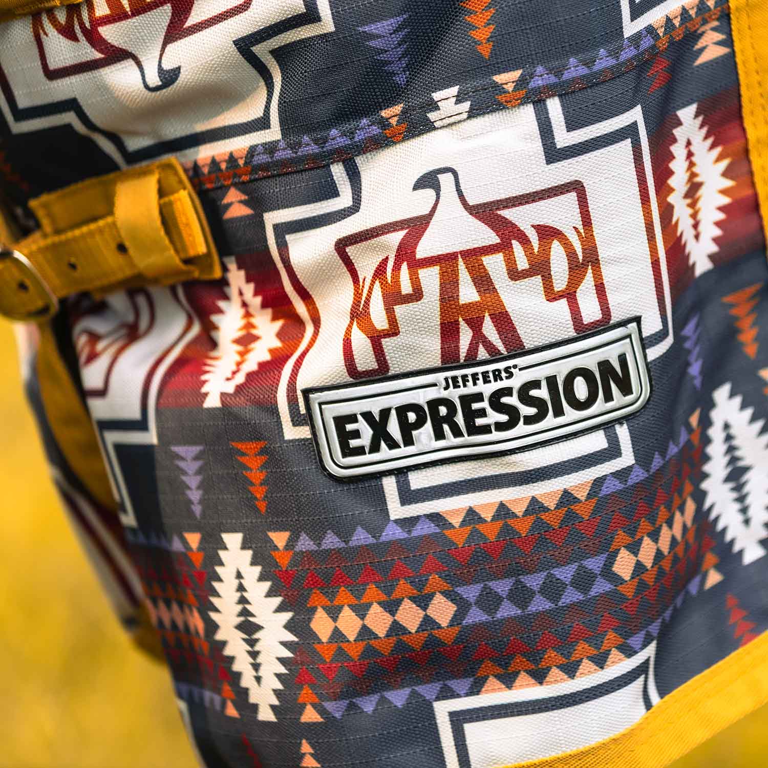 Jeffers Expression 1200 Denier Standard Neck Turnout Horse Blanket, 240 Gram