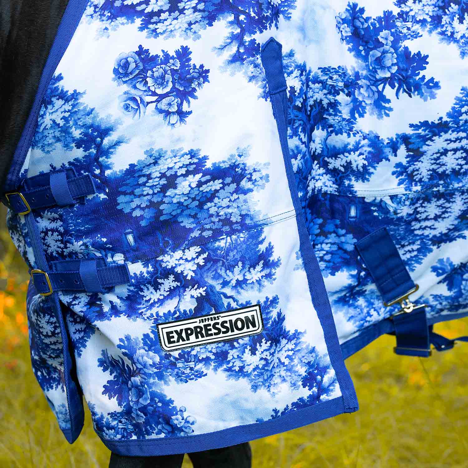 Jeffers Expression 1200 Denier Standard Neck Turnout Horse Blanket, 240 Gram