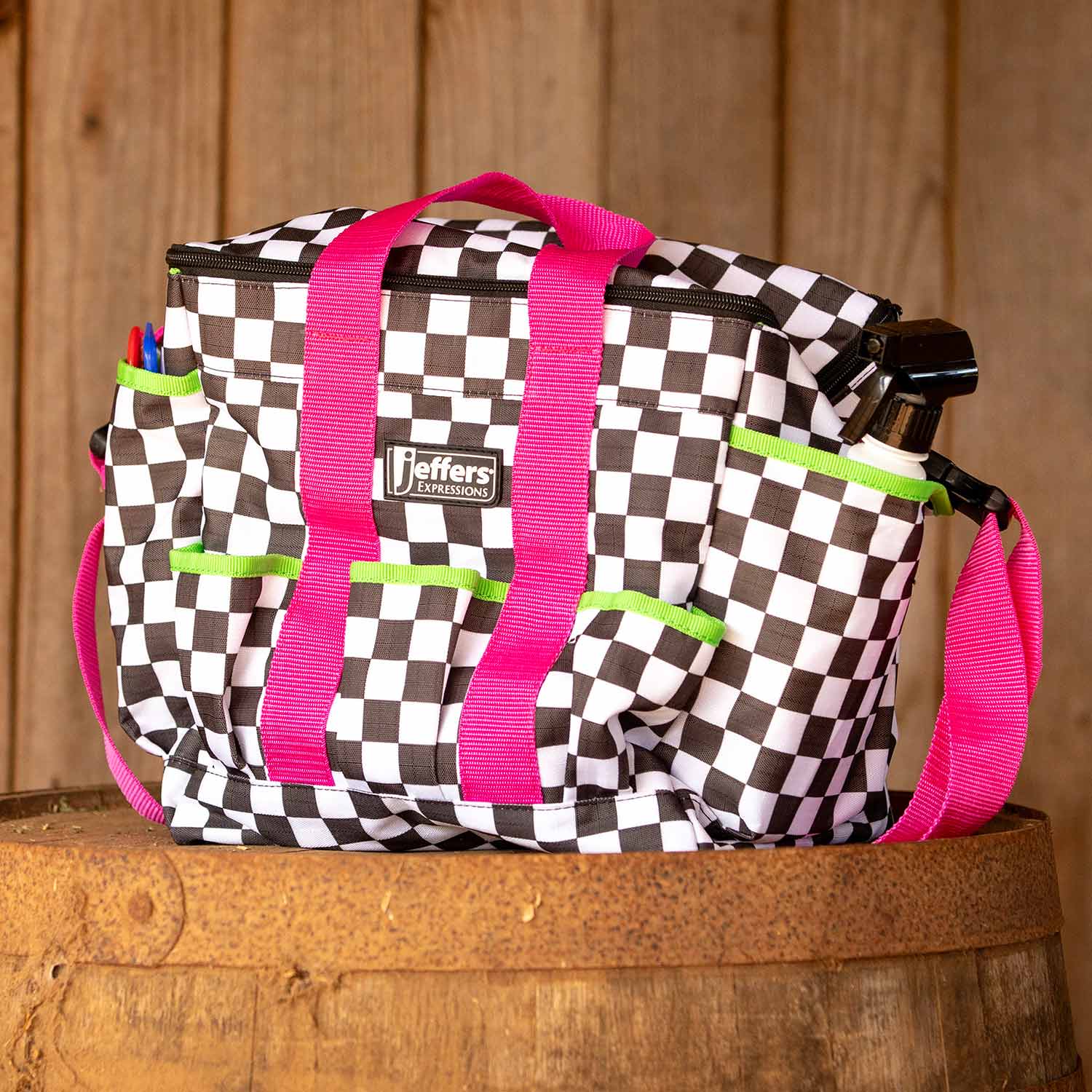 Jeffers Expression Deluxe Horse Grooming Bag with Adjustable Strap