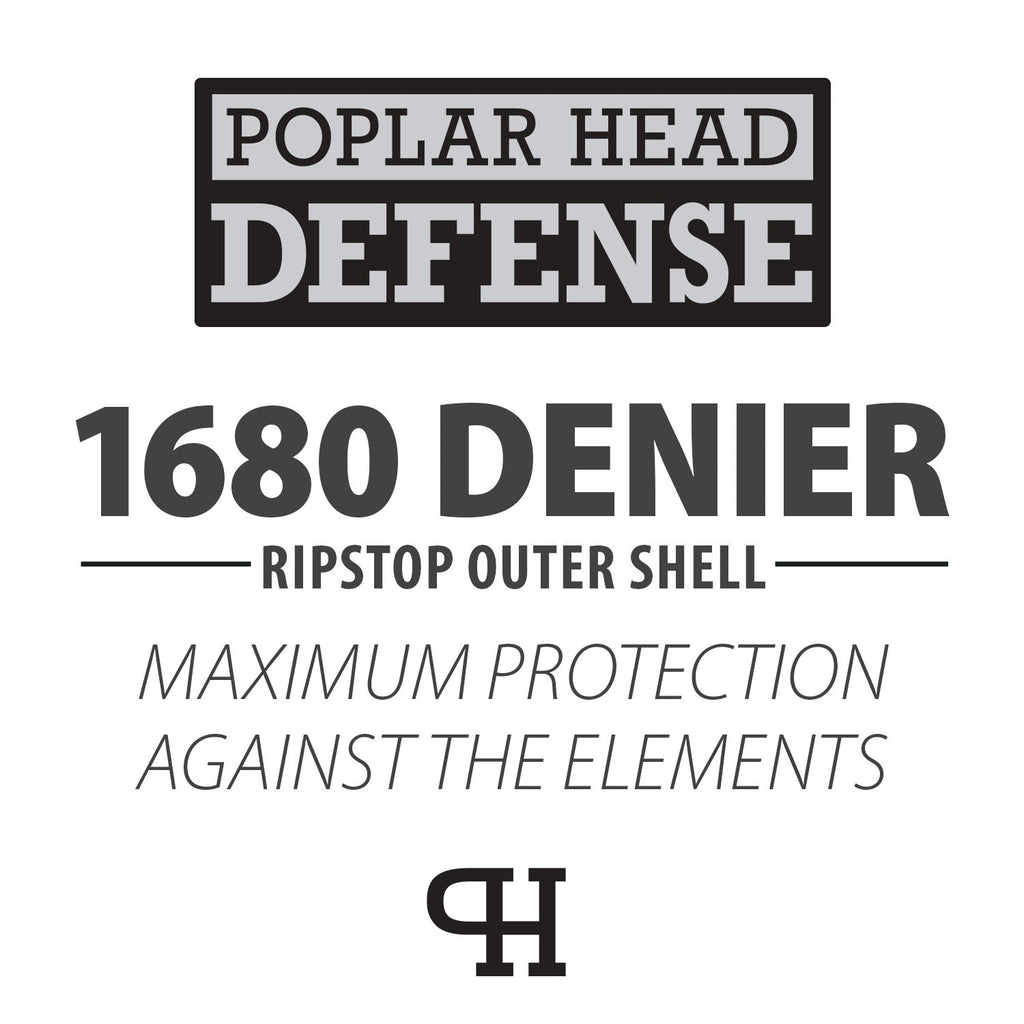 Jeffers Poplar Head "Defense" 1680 Denier Turnout Blanket with High Neck, 240 Gram, Plymouth Brown