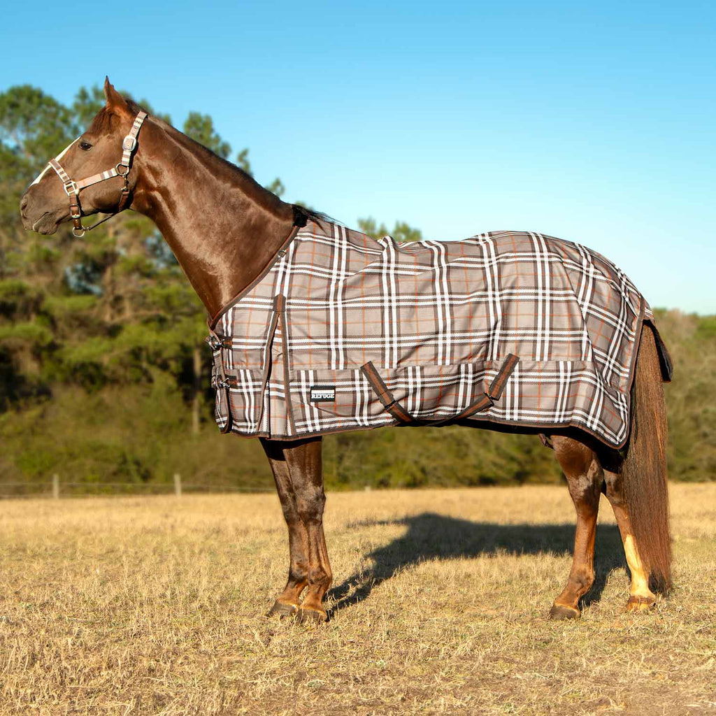 Jeffers Poplar Head "Refuge" 1200D Waterproof Turnout Sheet, 0g Lightweight Horse Blanket