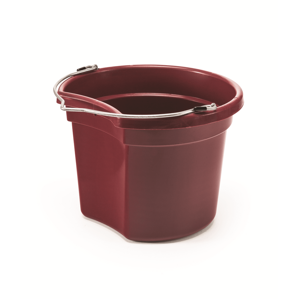 KD-154 8 Qt. Flat Back Silver Line Bucket