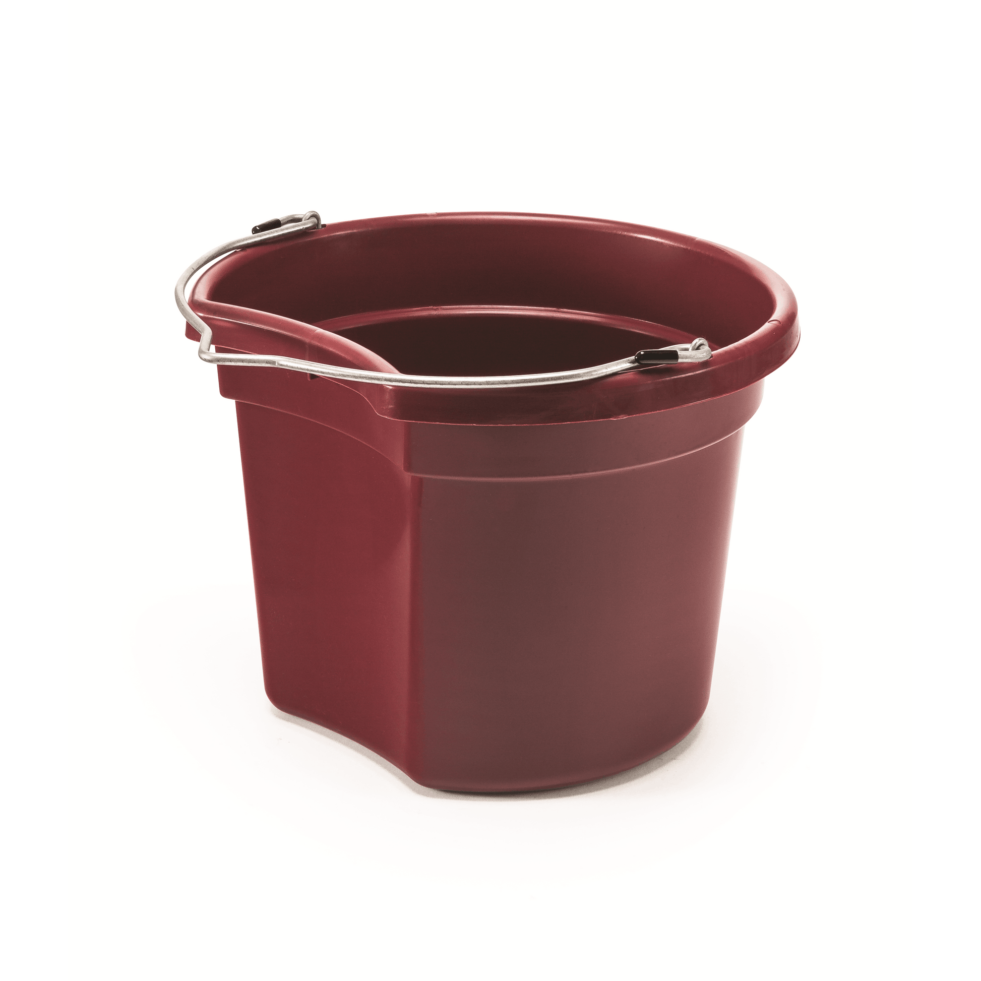 KD-154 8 Qt. Flat Back Silver Line Bucket