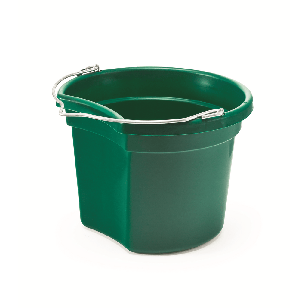 KD-154 8 Qt. Flat Back Silver Line Bucket