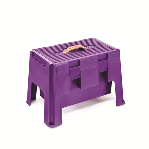 KD-164 Grooming Stool | 3-in-1 Barn Step, Seat & Storage Box