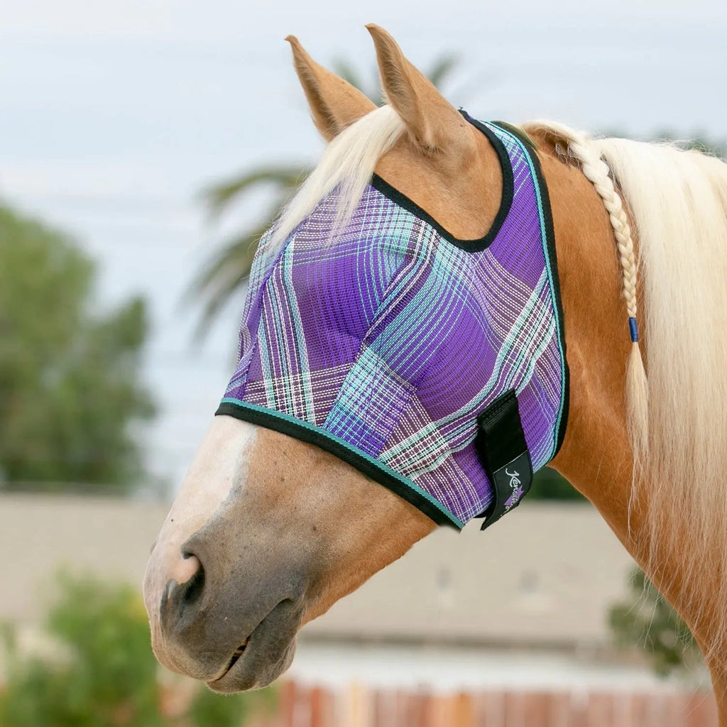 Fly Mask with 73% UV Protection - Open Top Design