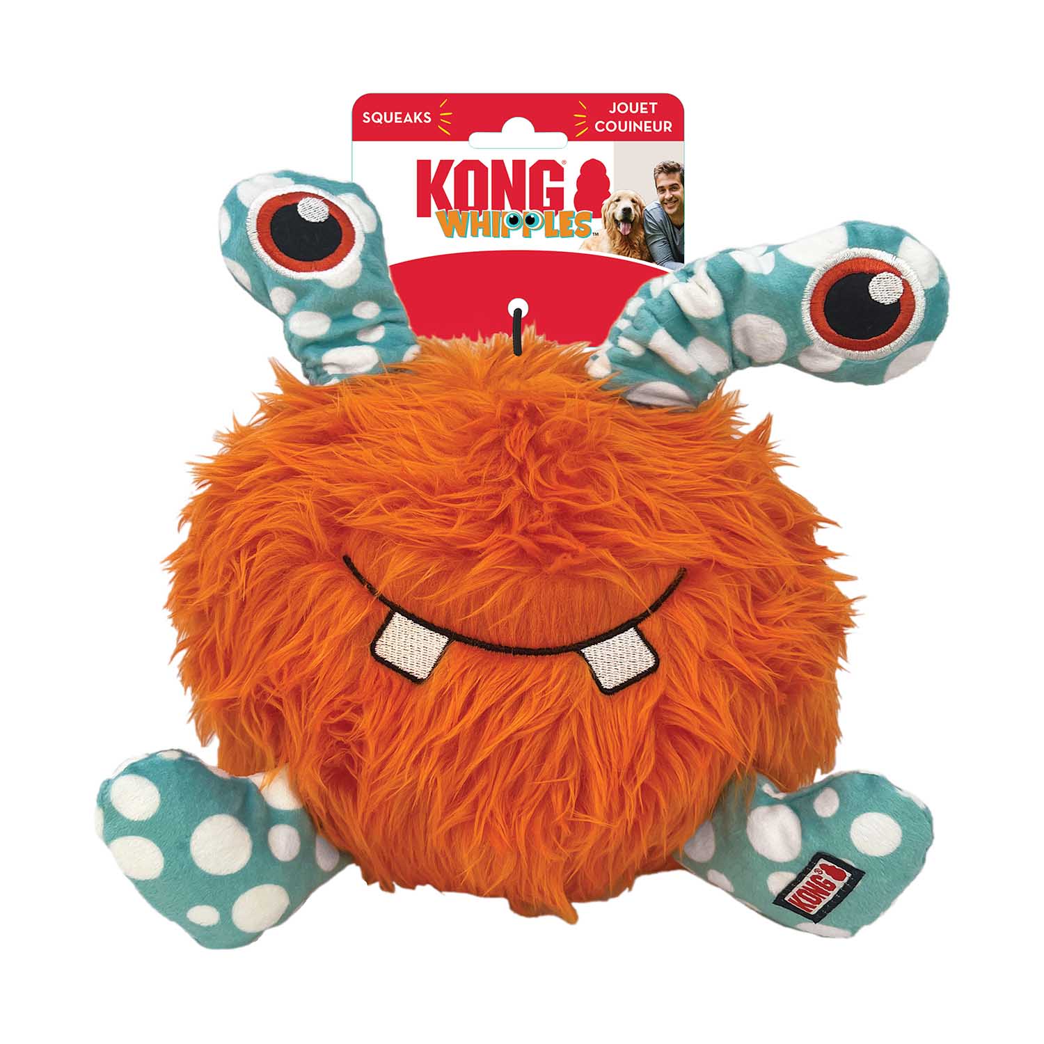 KONG Whipples Squeaker Dog Toy, XL