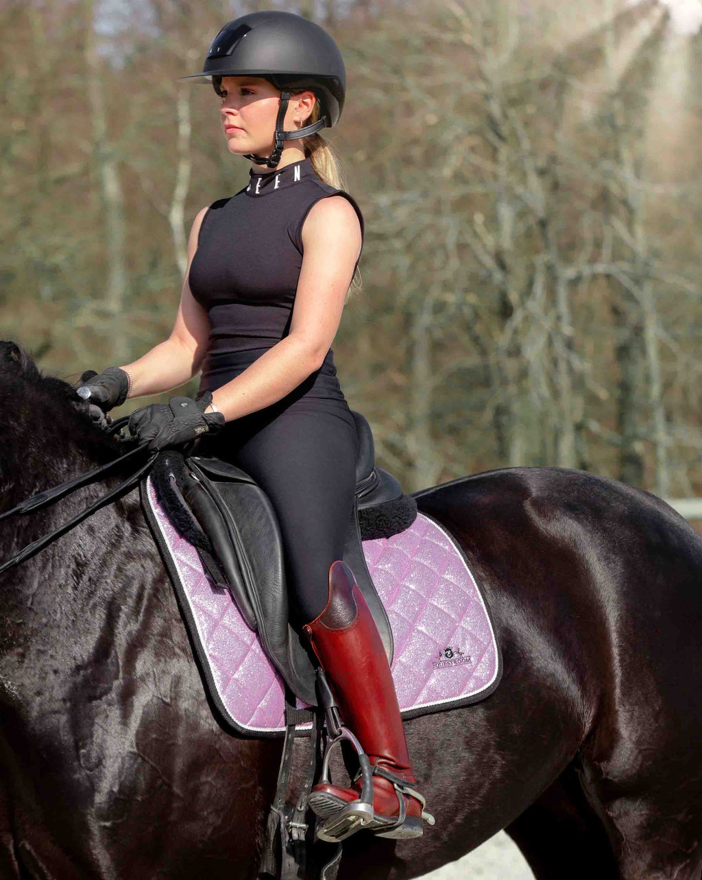 Lavender Saddle Pad