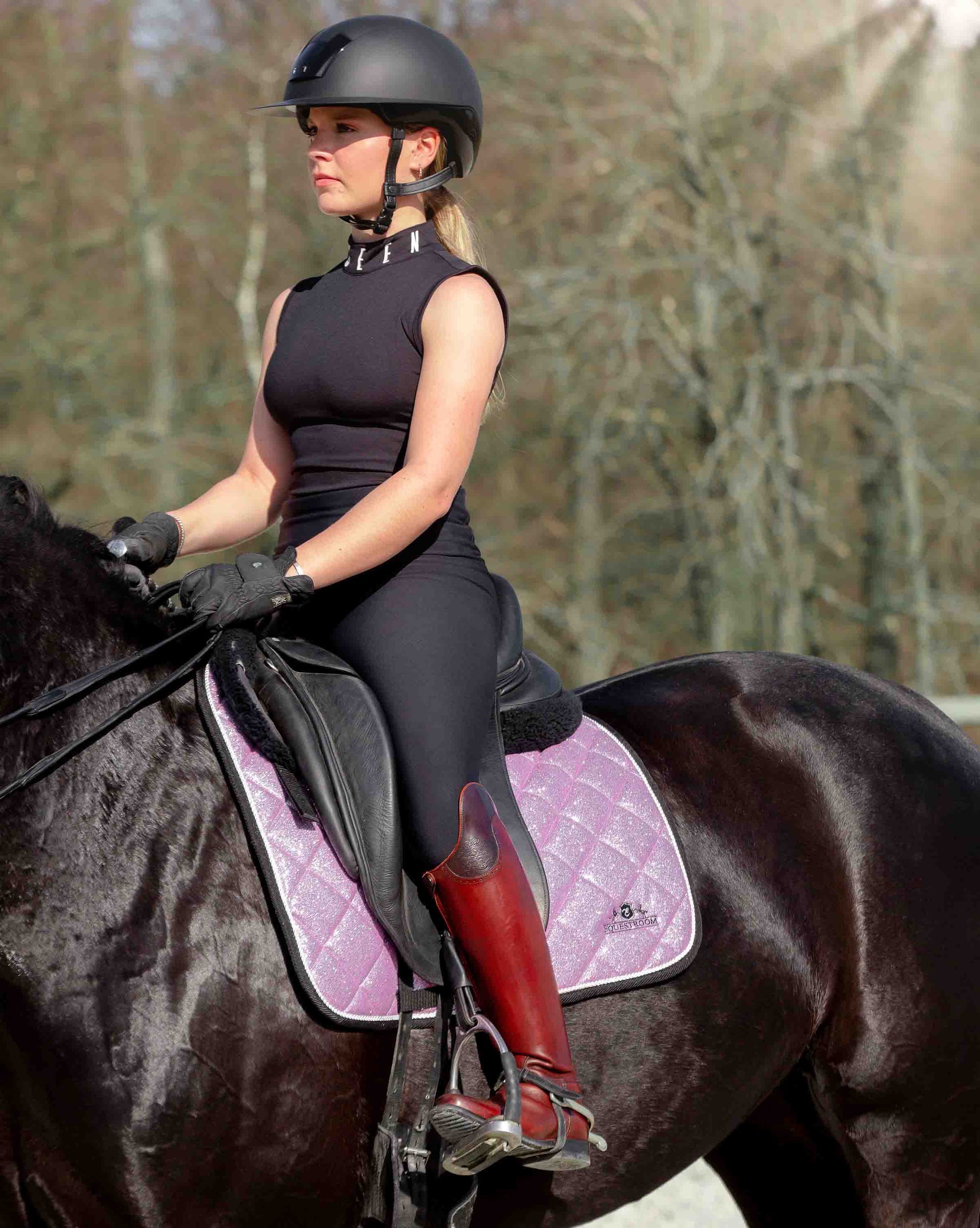 Lavender Saddle Pad