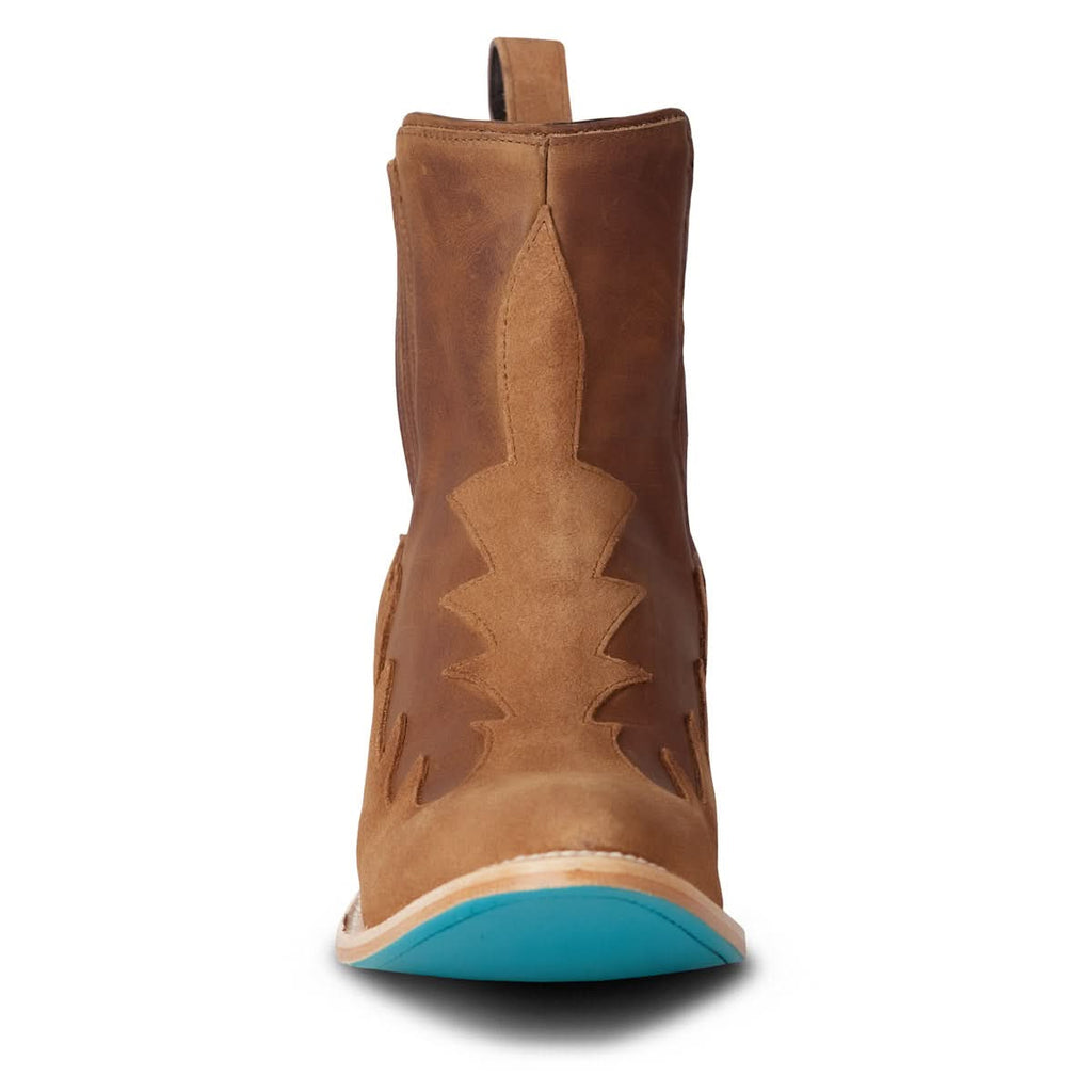 Western Chelsea Bootie - Toffee Suede