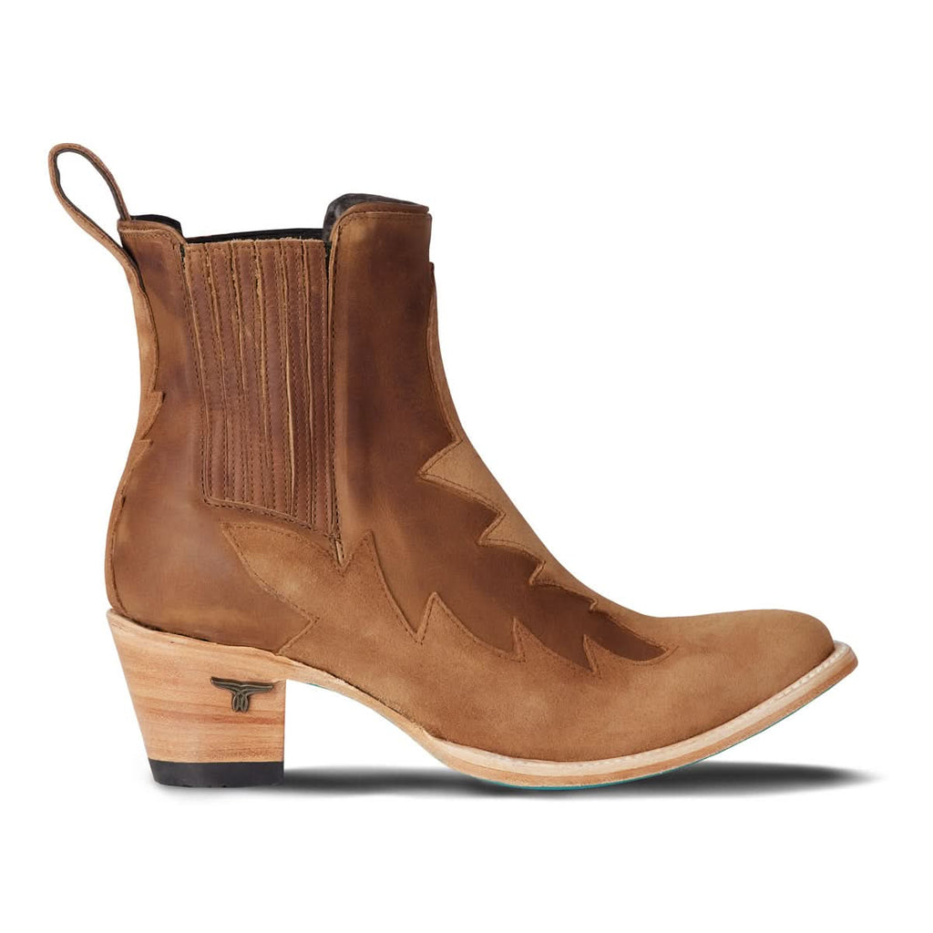 Western Chelsea Bootie - Toffee Suede