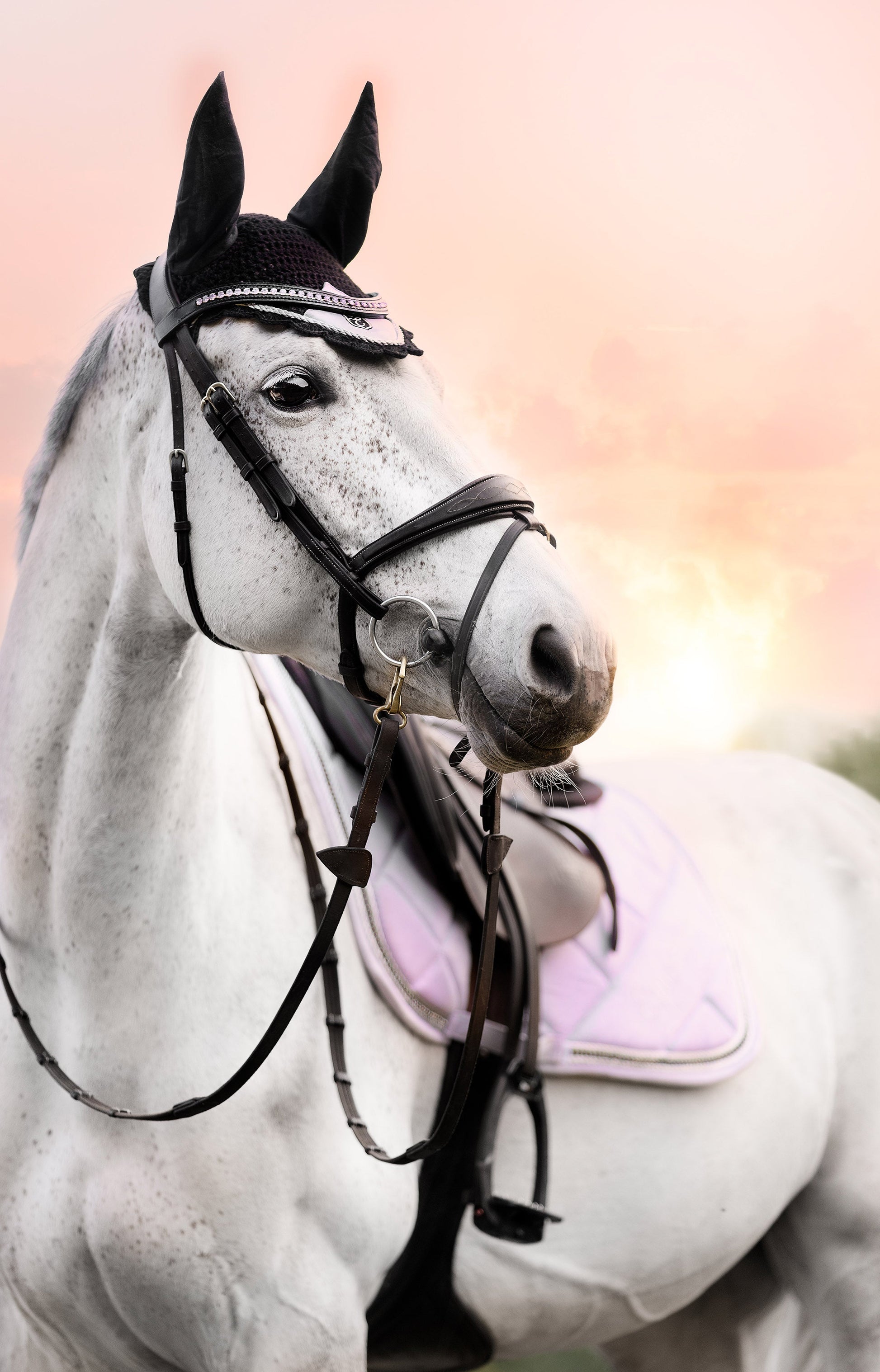 Frosted Lilac Fly Hat