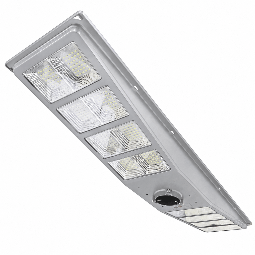 LumenX 9000W Double-Sided Solar Street Light – 560 LED, Motion Sensor, Dusk-to-Dawn, IP65