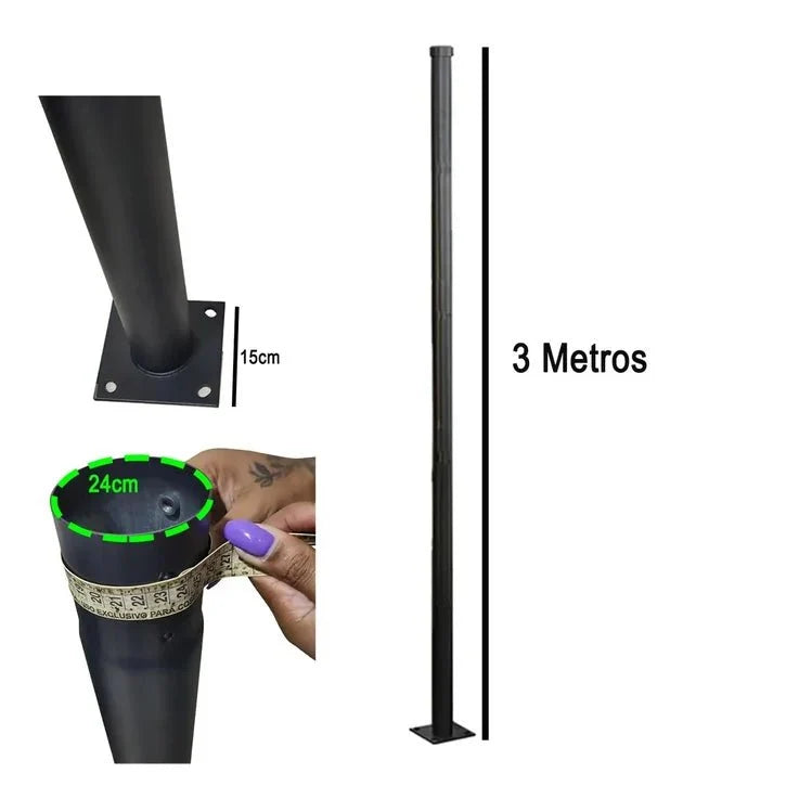 LumenX 9000W Double-Sided Solar Street Light – 560 LED, Motion Sensor, Dusk-to-Dawn, IP65