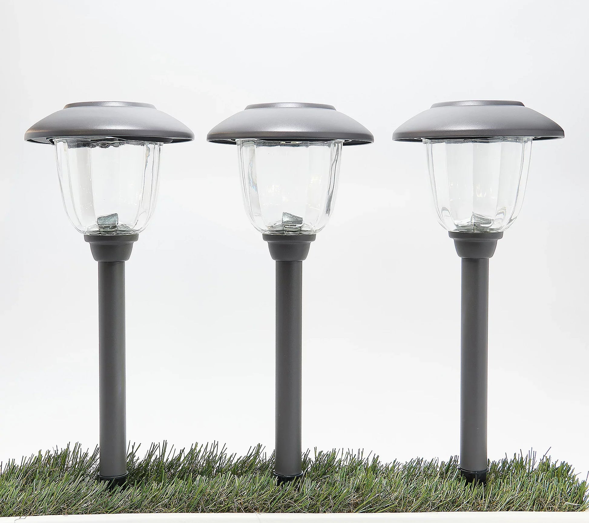 Energizer 8 Pack Color On Demand Solar Pathway Lights Outdoor-Stainless Steel(5 Colors)