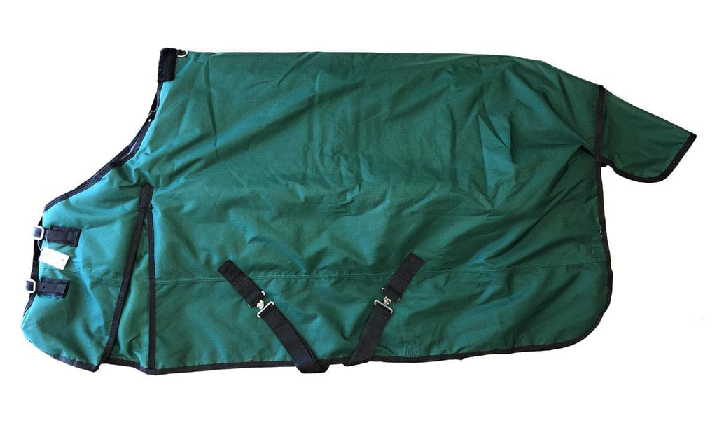 AJ Tack 1200D Waterproof Turnout Horse Blanket 400g - Green