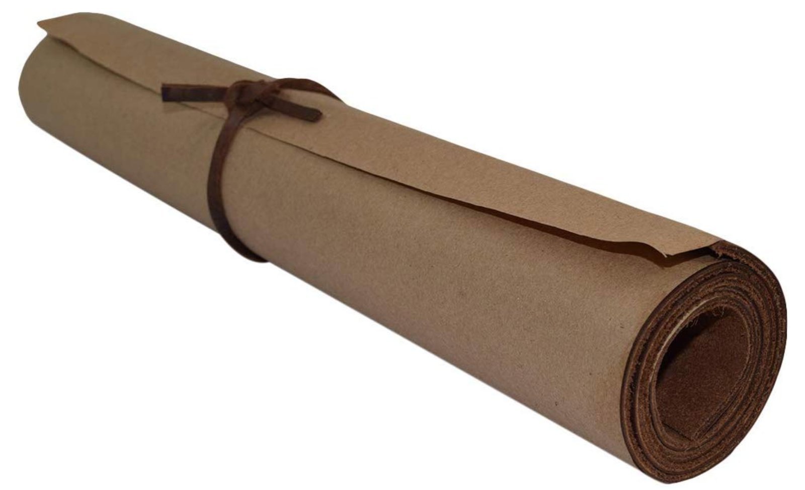 5-6 oz. (2-2.4mm) Full Grain Leather Cowhide | 24"×24" Bourbon Brown
