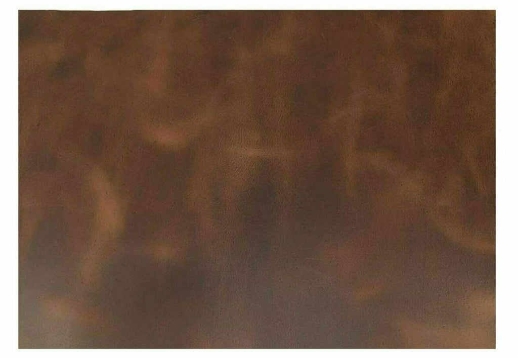 Import Tooling Full Grain Leather Piece 10"x18" 5/6oz 2mm 100% Cowhide  BROWN