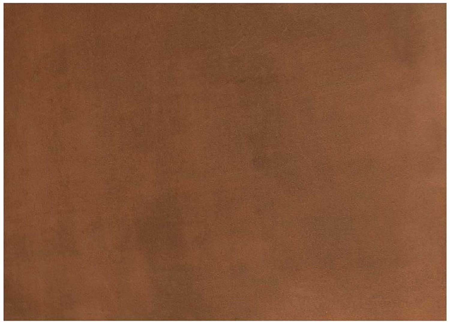 4-6 oz. (1.8-2.4mm) Bourbon Brown Full Grain Leather 16"×18" - Natural Cowhide for Crafts, Wallets, Tooling & Projects