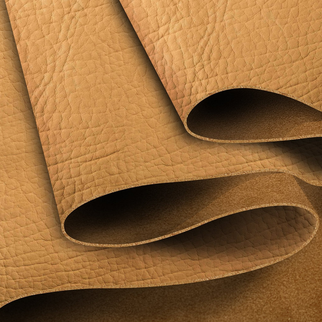 ELW Genuine American Leather Bison 8-9 oz (3.2-3.4mm) Pre-Cut - 4 to 23 SQ FT -Full Grain Leather Bison Hide DIY Craft Projects, Bag, Chap, Motorcycle, Clothing, Jewelry, Moccasins
