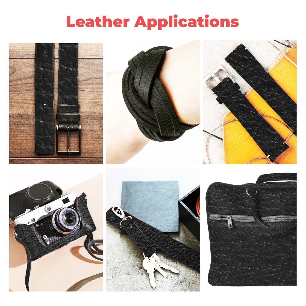 ELW 6-7 oz. (2.4-2.8mm) Pre-Cut | Full Grain Leather Bison Hide Tooling, Carving, Molding, DIY Craft Projects, Bag, Chap, Motorcycle, Shoe, Clothing, Jewelry, Wrapping