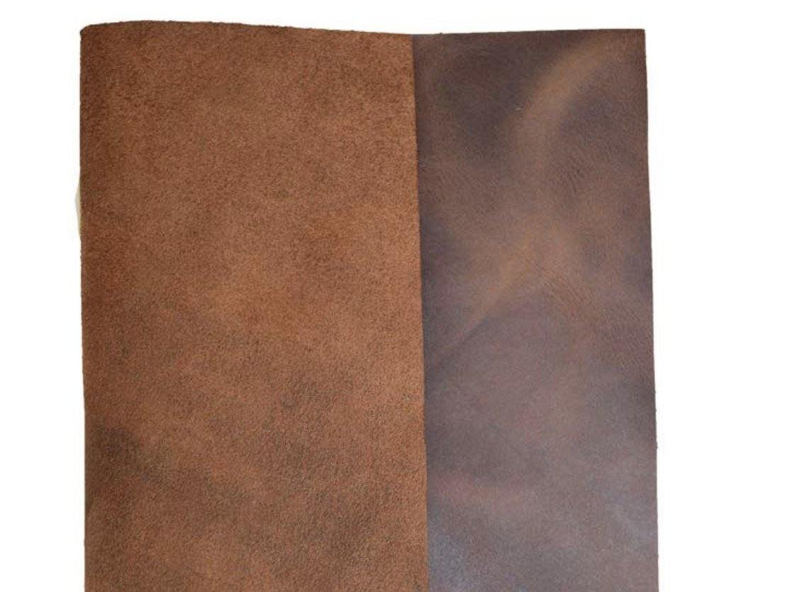Import Tooling Leather 5/6 oz (2-2.4mm)  Full Grain 100% Cowhide PreCut Sizes 6" to 48" - Medium BROWN