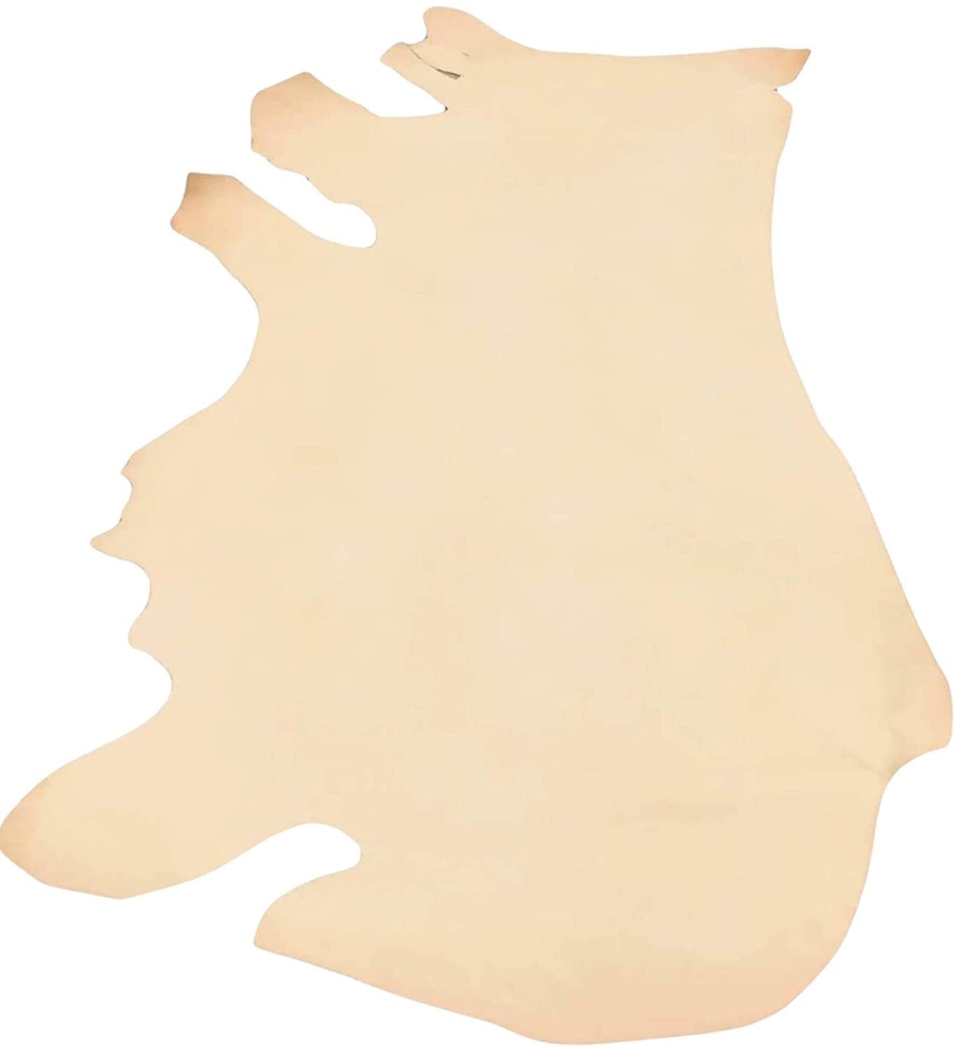 ELW Import Tooling Leather Vegetable Tanned Natural Cowhide Leather Side 3/4 oz. (1.2-1.66mm) 22-26 SQ. FT.