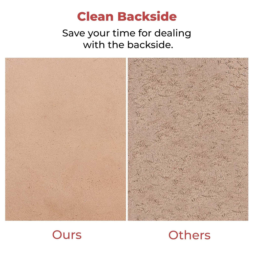 ELW 7-8 oz.(3-3.2 mm) Thickness Pre-Cut Square Tooling Leather Vegetable Tanned Full Grain Leather - Cowhide Leathercraft for Holsters Knife Sheaths Coasters Molding Emboss Stamp Cases