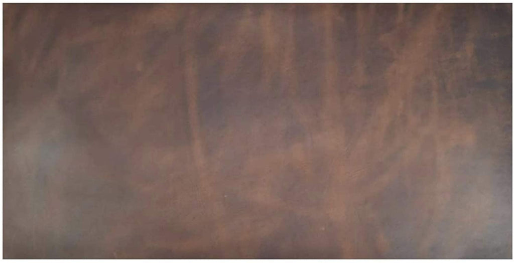 5/6 OZ (2.0/2.4 mm) Oil Tanned 2 pcs for 1 Price Bourbon Brown Natural Full Grain Leather Square (10''X18'')