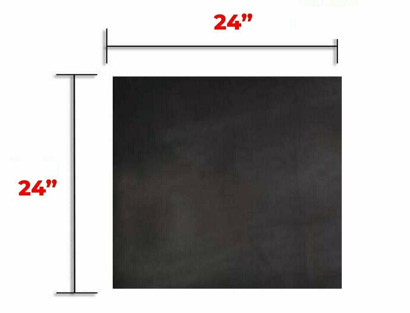 5-6 oz. (2-2.4mm) Full Grain Leather Cowhide | 24"×24" Black Charcoal [API TEST 2026-04-06]