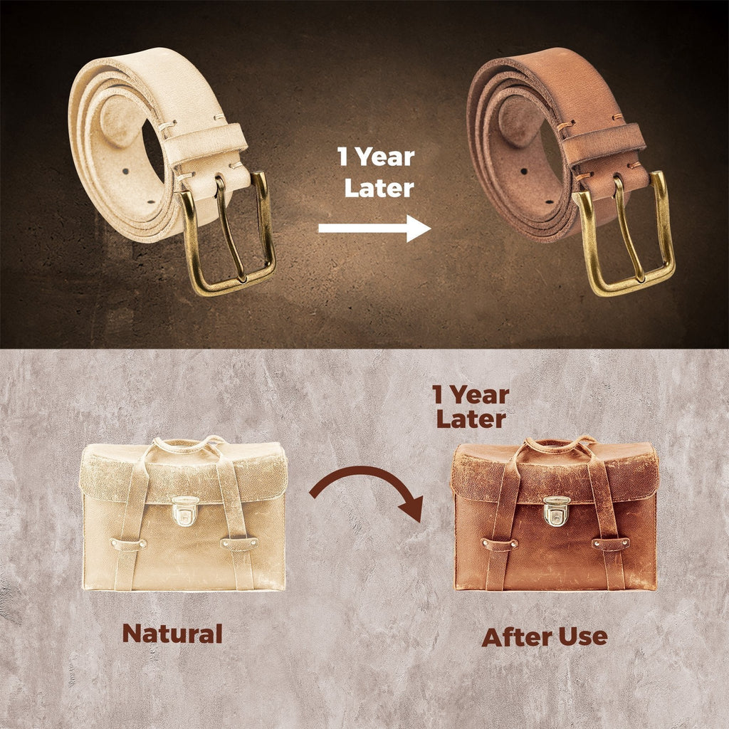 9-10 oz. (3.4-4 mm)  ELW Leather Blank Belt & Straps - Cowhide Vegetable Tanned 40" to 84" Lengths