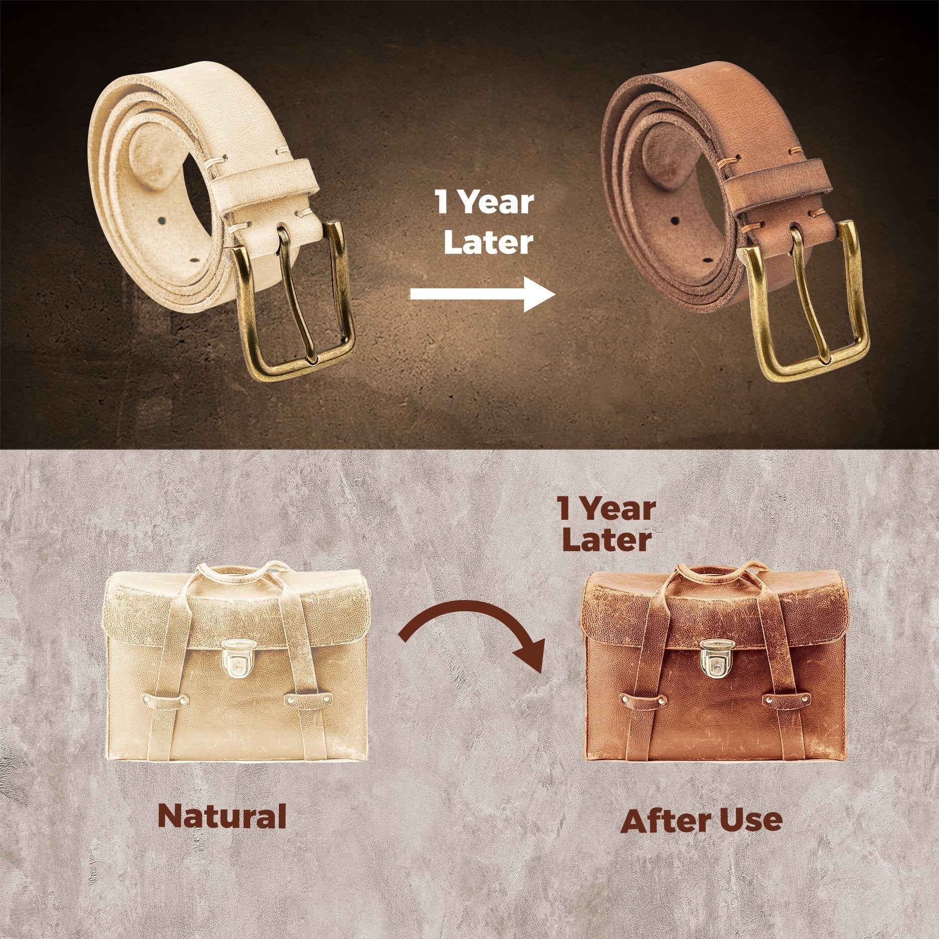 9-10 oz. (3.4-4 mm)  ELW Leather Blank Belt & Straps - Cowhide Vegetable Tanned 40" to 84" Lengths
