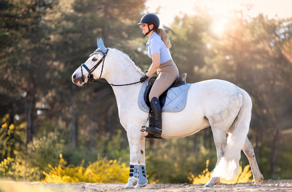 Moonstone Blue Saddle Pad